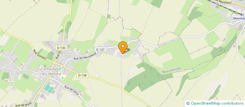 localisation de l'entreprise MADAME STEPHANIE FOURNIER  CAMPAGNE-LES-HESDIN