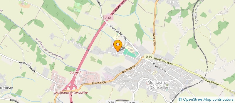 localisation de l'entreprise MADAME STEPHANIE FRANC  MONTASTRUC-LA-CONSEILLERE