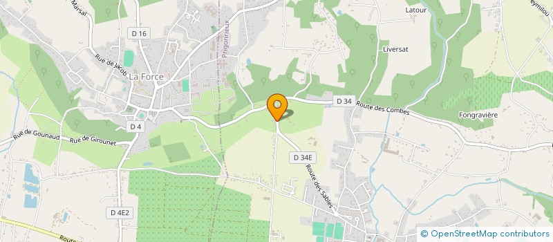 localisation de l'entreprise MADAME STEPHANIE FRANCOIS  PRIGONRIEUX