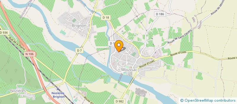 localisation de l'entreprise MADAME STEPHANIE FRANCOIS  MOUSSAC