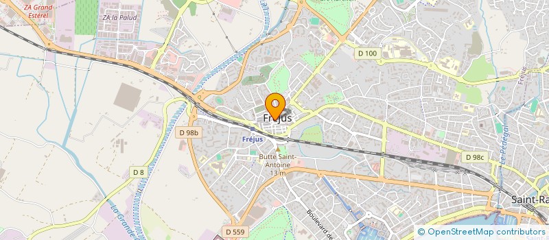 localisation de l'entreprise MADAME STEPHANIE FRANJUS BONO  FREJUS