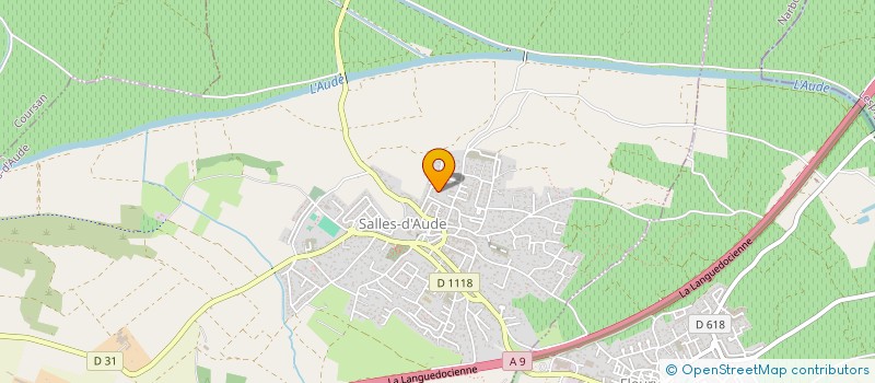 localisation de l'entreprise MADAME STEPHANIE FREDON  SALLES-D'AUDE