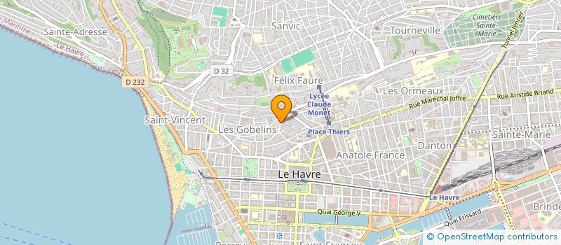 localisation de l'entreprise MADAME STEPHANIE FREMONT  LE HAVRE