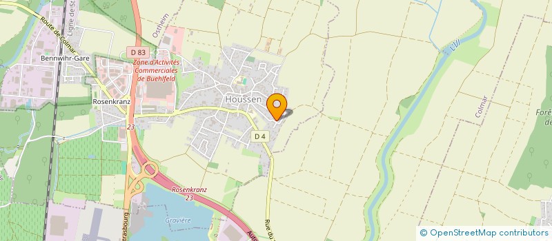 localisation de l'entreprise MADAME STEPHANIE FRITSCH  HOUSSEN