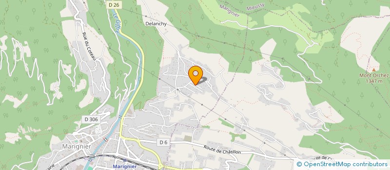 localisation de l'entreprise MADAME STEPHANIE FROMAGET  MARIGNIER