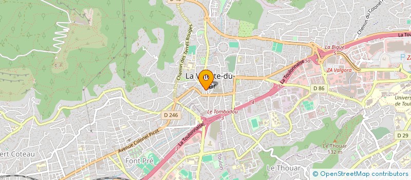 localisation de l'entreprise MADAME STEPHANIE FROMENT à LA VALETTE-DU-VAR