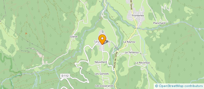 localisation de l'entreprise MADAME STEPHANIE FRONTEAU  FAVERGES-SEYTHENEX