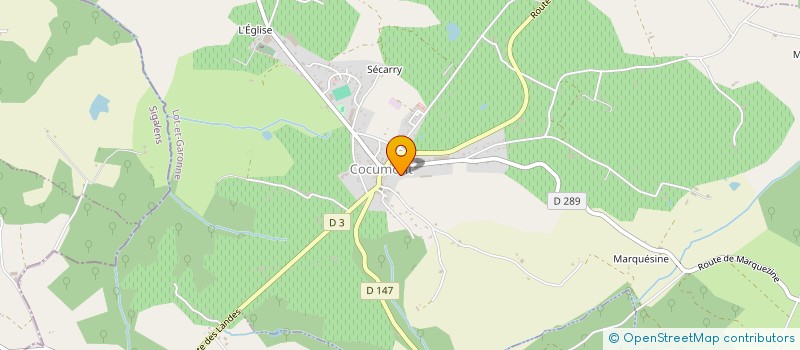 localisation de l'entreprise MADAME STEPHANIE FRUITIER  COCUMONT