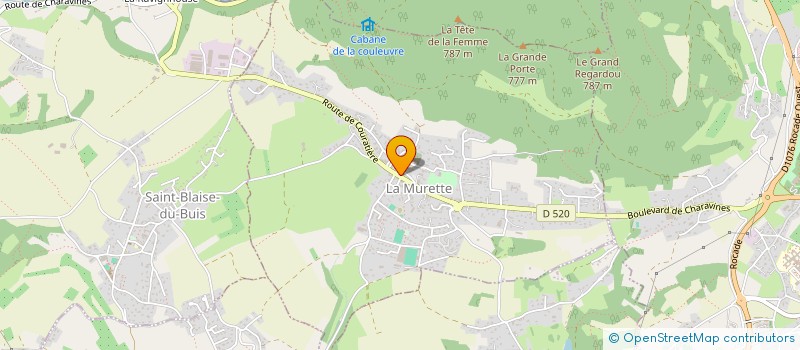 localisation de l'entreprise MADAME STEPHANIE GABEN  LA MURETTE