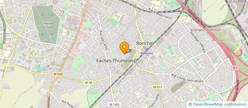 localisation de l'entreprise MADAME STEPHANIE GABRY à FACHES-THUMESNIL