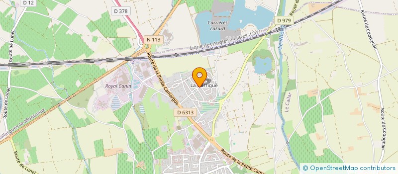 localisation de l'entreprise MADAME STEPHANIE GAGNEUX  AIMARGUES