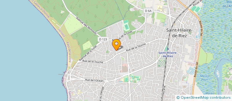 localisation de l'entreprise MADAME STEPHANIE GAILLARD  SAINT-HILAIRE-DE-RIEZ