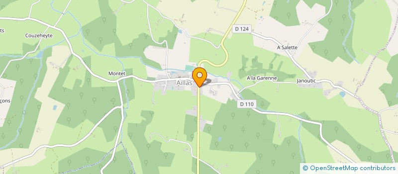 localisation de l'entreprise MADAME STEPHANIE GALAN  AILLAS