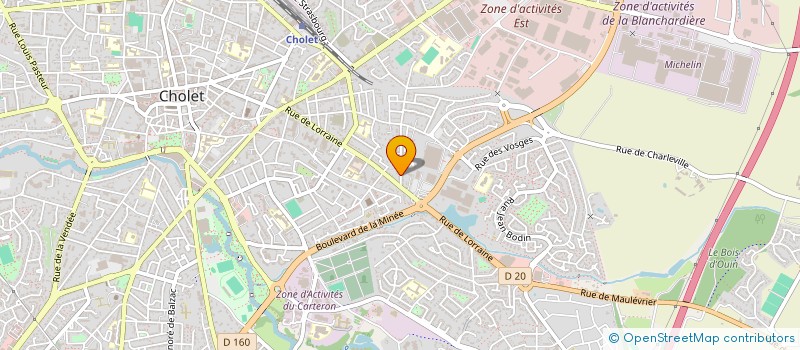 localisation de l'entreprise MADAME STEPHANIE GALICHET à CHOLET