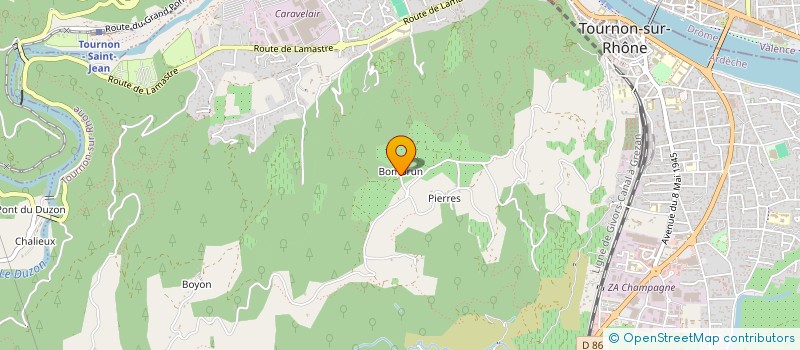 localisation de l'entreprise MADAME STEPHANIE GALLOIS-GARREIGNOT à TOURNON SUR RHONE