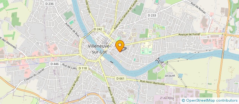 localisation de l'entreprise MADAME STEPHANIE GALLON  VILLENEUVE-SUR-LOT