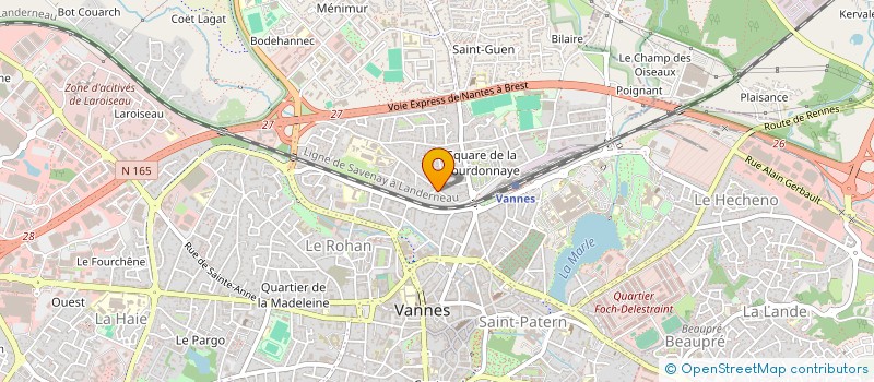 localisation de l'entreprise MADAME STEPHANIE GANNE à VANNES