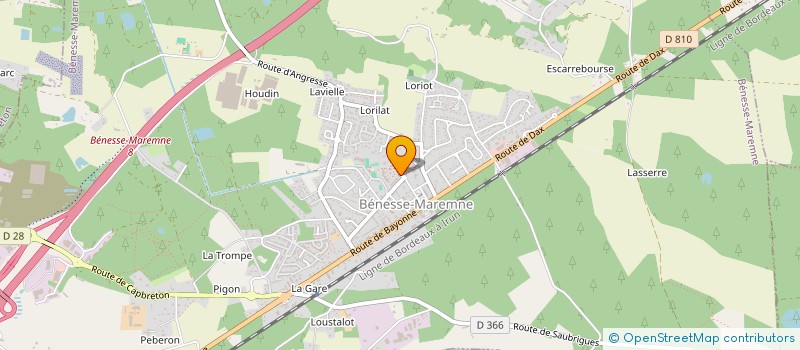 localisation de l'entreprise MADAME STEPHANIE GARBAY  BENESSE-MAREMNE