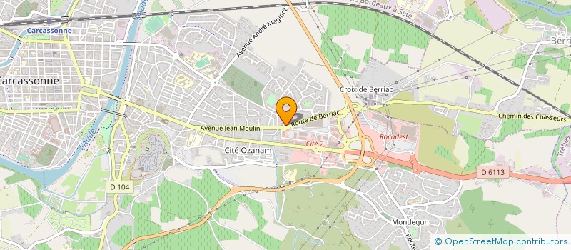 localisation de l'entreprise MADAME STEPHANIE GARCIA à CARCASSONNE