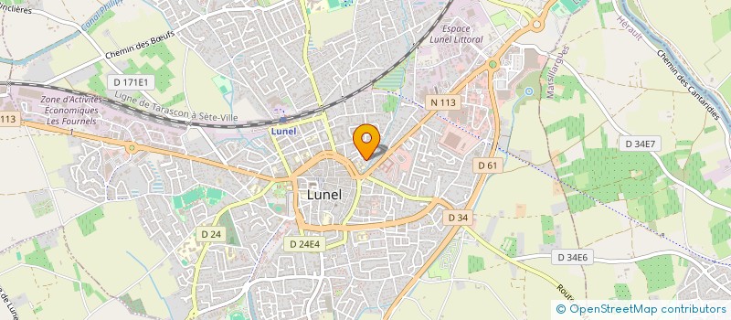 localisation de l'entreprise MADAME STEPHANIE GARCIA à LUNEL