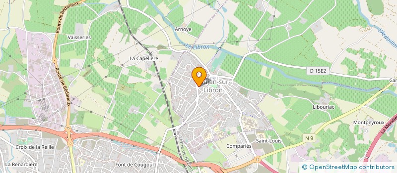 localisation de l'entreprise MADAME STEPHANIE GAREL  BOUJAN-SUR-LIBRON