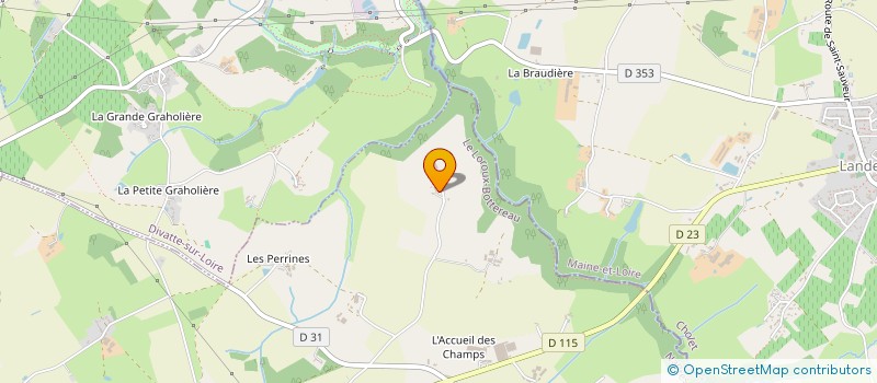 localisation de l'entreprise MADAME STEPHANIE GARNIER à LE LOROUX-BOTTEREAU