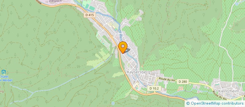 localisation de l'entreprise MADAME STEPHANIE GARNIER  KAYSERSBERG VIGNOBLE