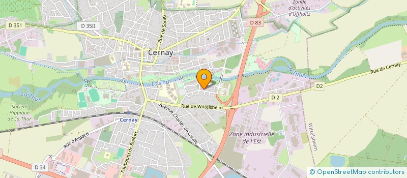 localisation de l'entreprise MADAME STEPHANIE GARRET  CERNAY