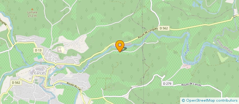 localisation de l'entreprise MADAME STEPHANIE GASNIER  CARCES
