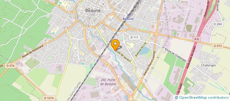 localisation de l'entreprise MADAME STEPHANIE GASPAROUX à BEAUNE