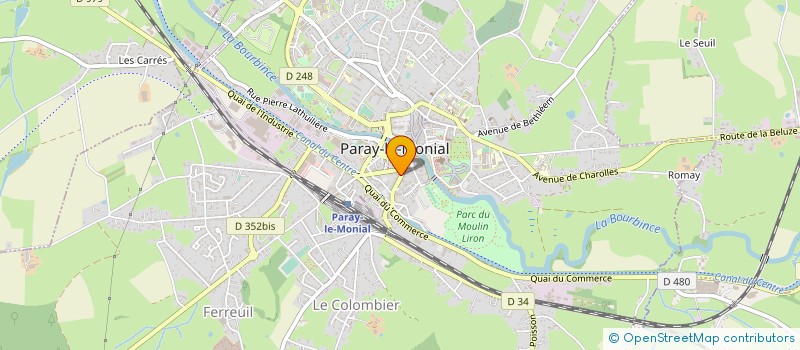 localisation de l'entreprise MADAME STEPHANIE GATEAU à PARAY-LE-MONIAL