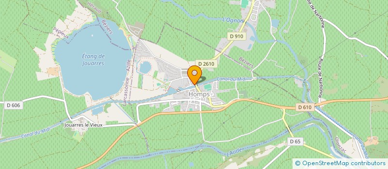 localisation de l'entreprise MADAME STEPHANIE GAUBERT  HOMPS