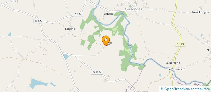 localisation de l'entreprise MADAME STEPHANIE GAUDIN  BRIGUEIL-LE-CHANTRE