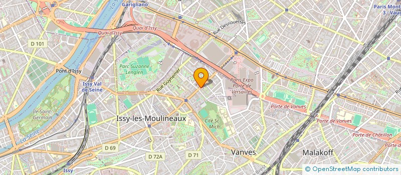 localisation de l'entreprise MADAME STEPHANIE GAUDIN à ISSY-LES-MOULINEAUX