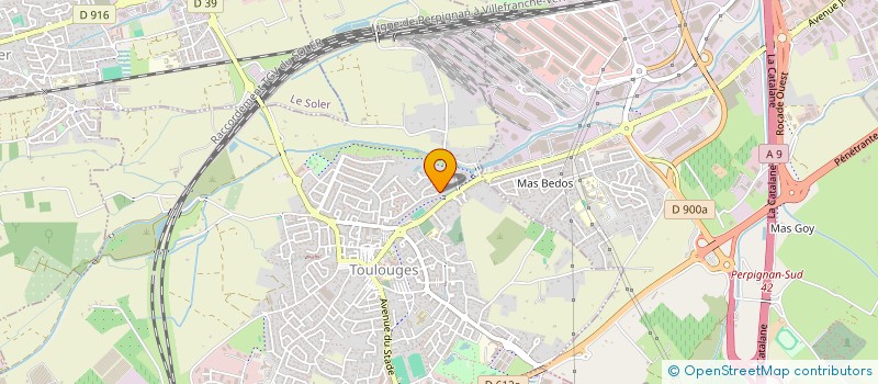 localisation de l'entreprise MADAME STEPHANIE GAUNE  TOULOUGES