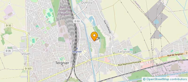 localisation de l'entreprise MADAME STEPHANIE GAUTHIER  TERGNIER