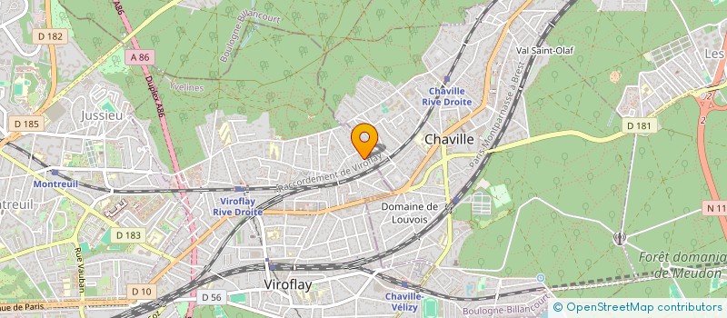 localisation de l'entreprise MADAME STEPHANIE GAUTIER  VIROFLAY