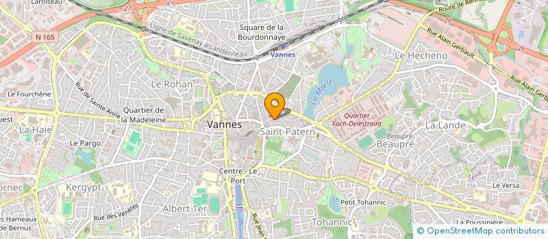 localisation de l'entreprise MADAME STEPHANIE GAUVILLE à VANNES