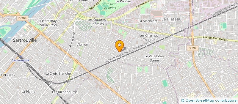 localisation de l'entreprise MADAME STEPHANIE GAVEL  SARTROUVILLE