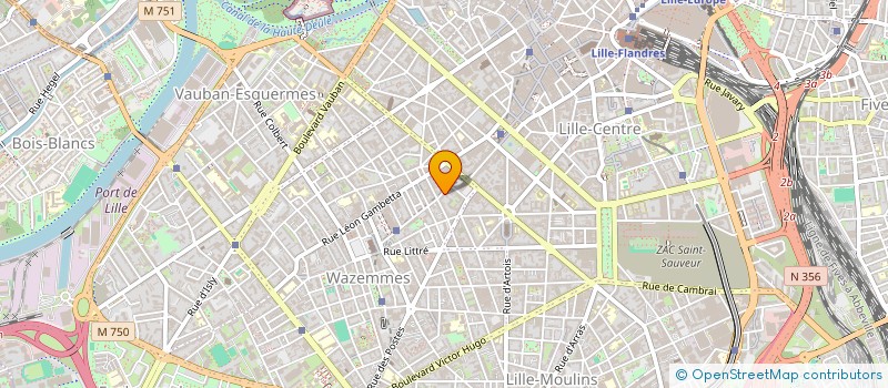 localisation de l'entreprise MADAME STEPHANIE GENAY à LILLE
