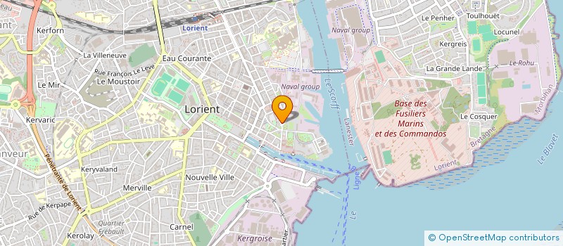 localisation de l'entreprise MADAME STEPHANIE GENDREAU à LORIENT