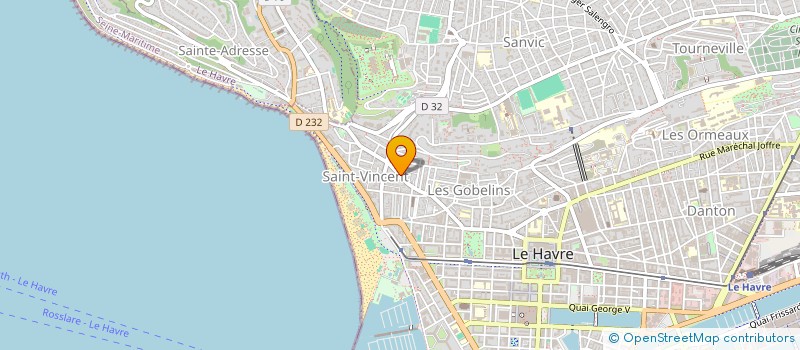 localisation de l'entreprise MADAME STEPHANIE GENESLAY à LE HAVRE
