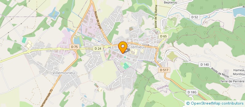 localisation de l'entreprise MADAME STEPHANIE GENEVAY à CREMIEU