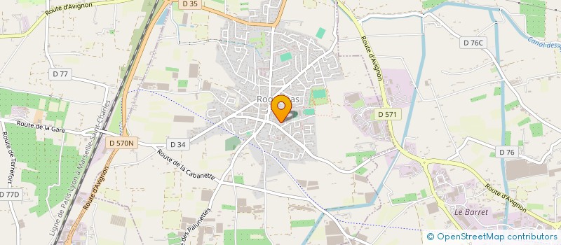 localisation de l'entreprise MADAME STEPHANIE GENIN  ROGNONAS