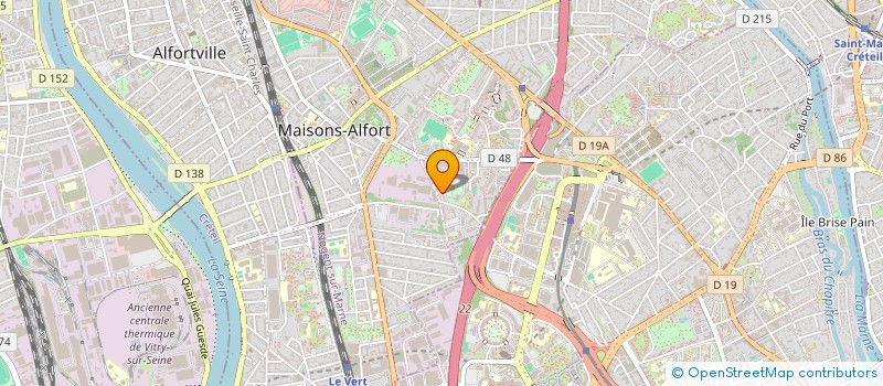 localisation de l'entreprise MADAME STEPHANIE GENON  MAISONS-ALFORT