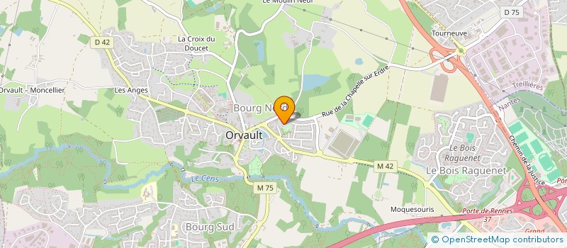 localisation de l'entreprise MADAME STEPHANIE GENTIL à ORVAULT