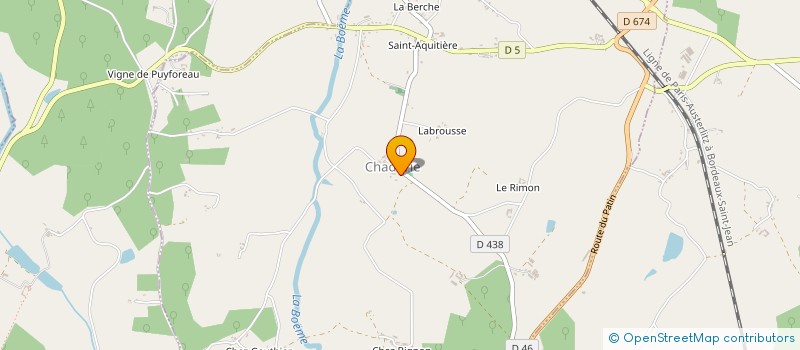 localisation de l'entreprise MADAME STEPHANIE GERBAUD à CHADURIE