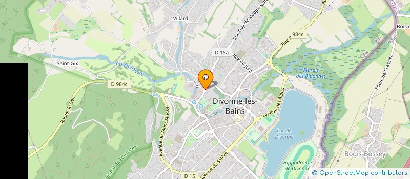localisation de l'entreprise MADAME STEPHANIE GERBIER à DIVONNE-LES-BAINS