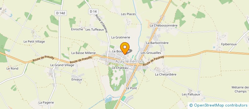 localisation de l'entreprise MADAME STEPHANIE GERVAIS à AZAY-LE-FERRON