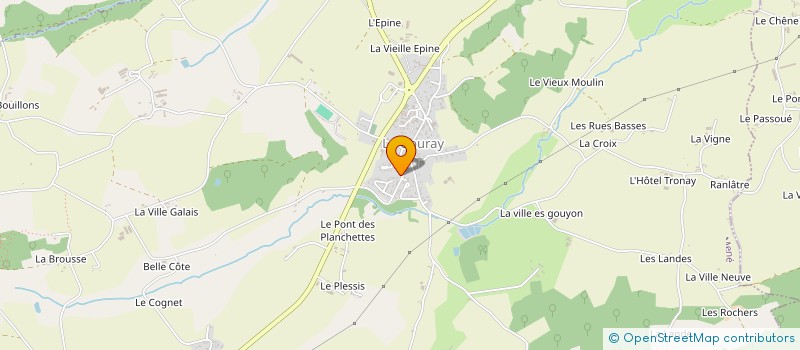 localisation de l'entreprise MADAME STEPHANIE GESTIN à LE MENE
